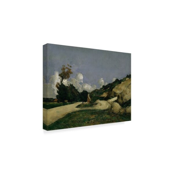 Paul Cezanne 'The Country Road' Canvas Art,18x24